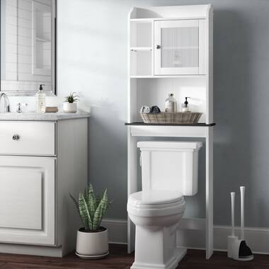 Three Posts™ Pinecrest Freestanding Over-the-Toilet Storage & Reviews
