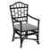 Chaise avec accoudoirs Chippendale