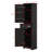 Tall Storage Cabinet, Bathroom Floor Freestanding Storage Cabinet With 2 Doors, One Drawer, Door Shelve Design, And Adjustable Shelf