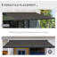 Dakota Fields 300cm W x 250cm D Polyester Grey Cover Retractable Patio Awning