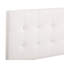 Lit simple avec texture blanche et rembourrage en mousse - surface G1305