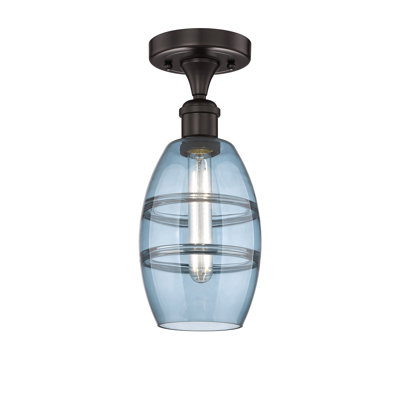 Plafonnier semi-encastré 1 lumière Edison - Abiagael