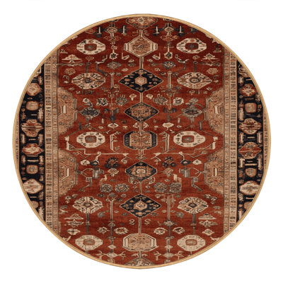 Machine Washable Turkish Brown Area Rug