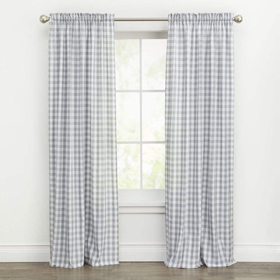 Ramillies Cotton Blend Semi Sheer Curtain Pair