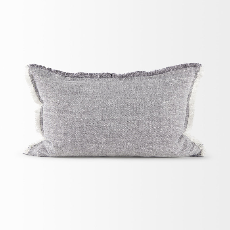 Housse de coussin décoratif en lin Thais
