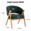 Fauteuil demi-tonneau 26 po Mid Century-1204298031-1204298029
