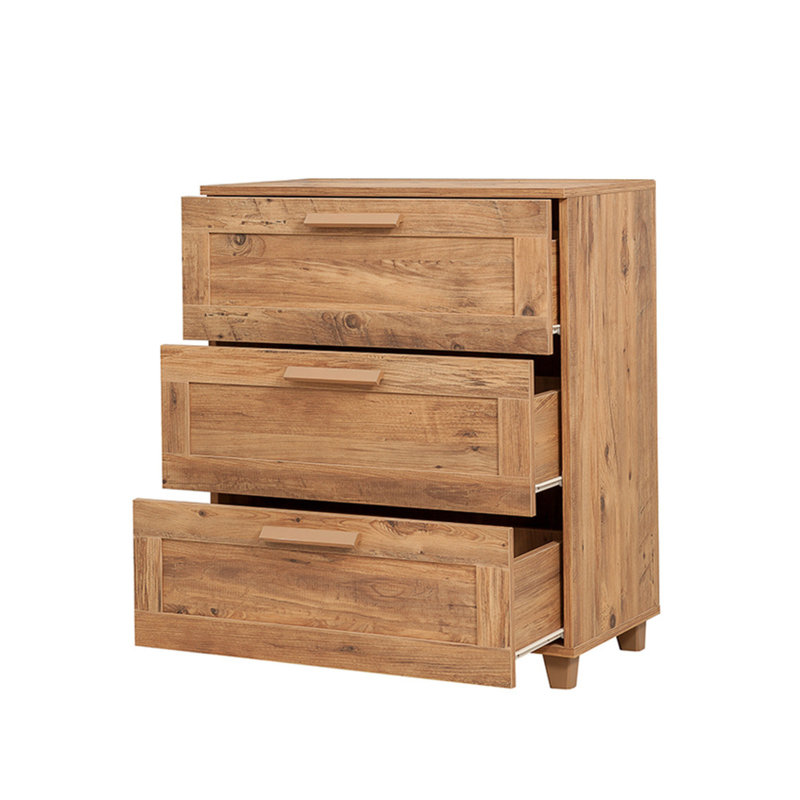 Commode 3 tiroirs l 31,5 po Collinsville, Brun