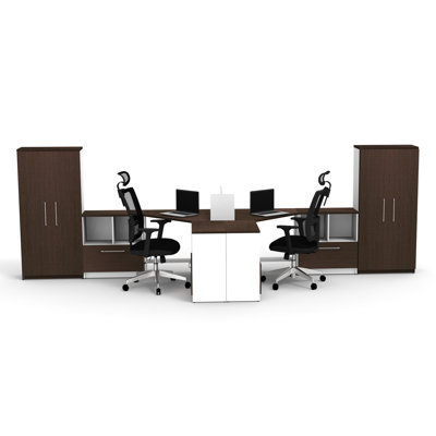 Laela Rectangle 2 Person Benching Workstation