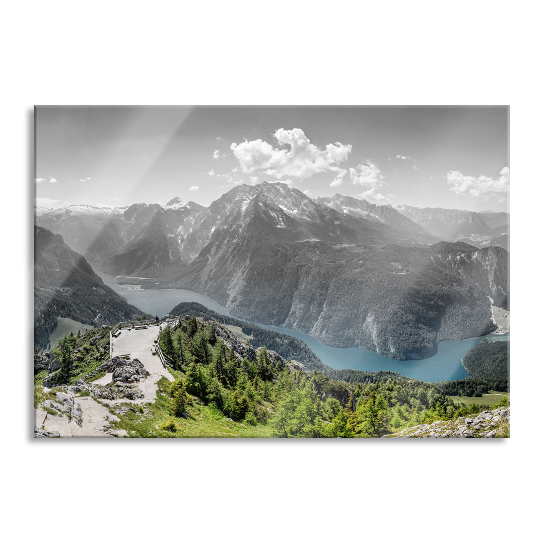 Ungerahmtes Foto auf Glas "Konigssee in Bavaria"