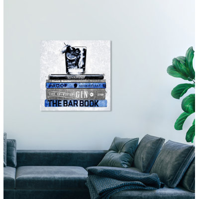 «Drinks and Spirits Luxe Bar», reproduction d'impression sur toile tendue