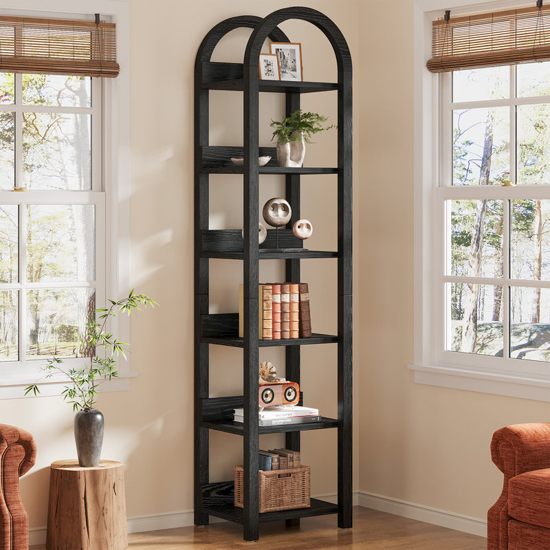 Bibliothèque étroite à 6 niveaux, Black