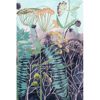 Illuminated Wildflowers II by Grace Popp - Wrapped Canvas Print
