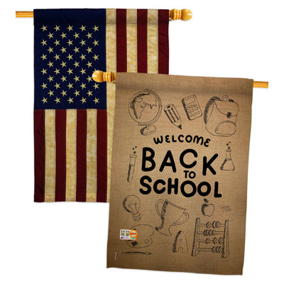 Drapeau de maison à 2 côtés 40 x 28 po
