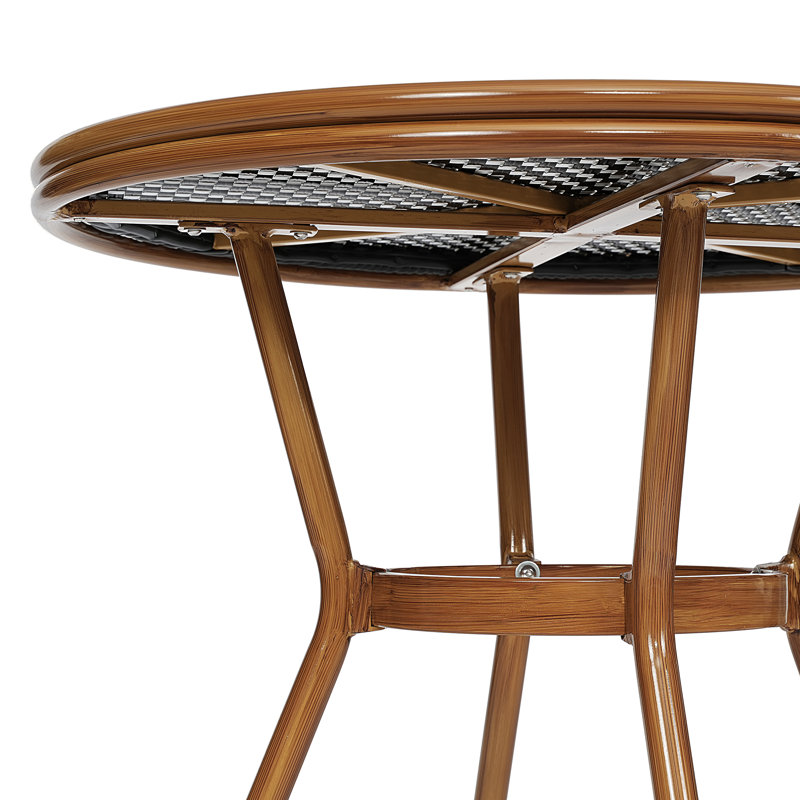 Ensemble bistro commercial avec table et quatre chaises Rylan