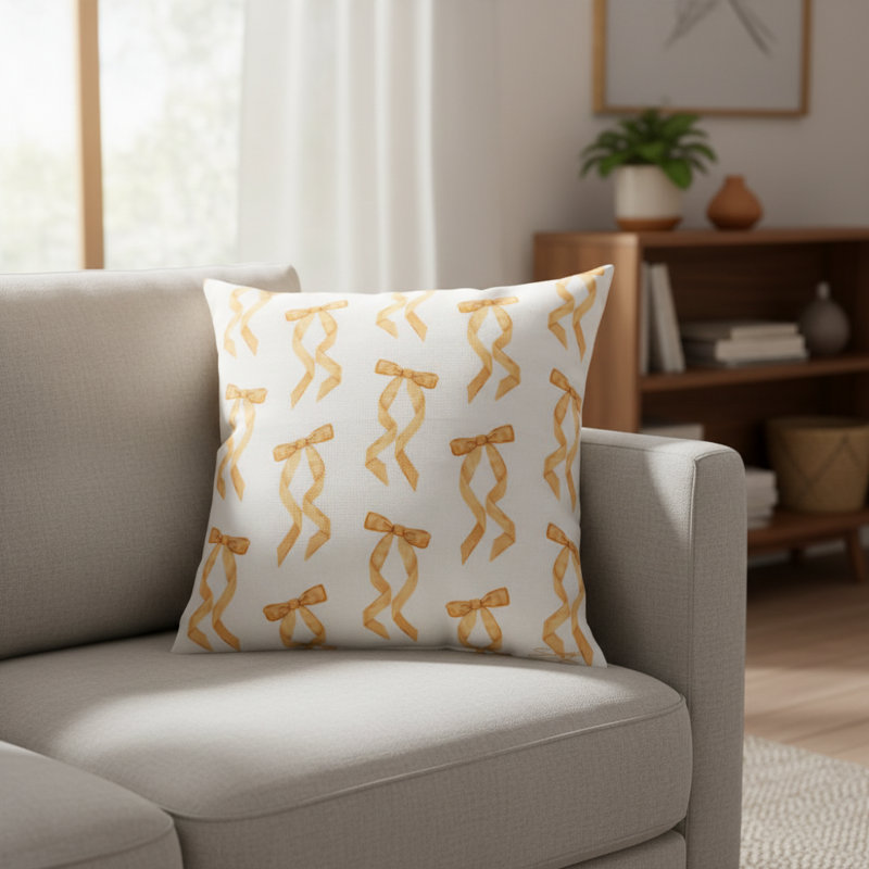 Coussin décoratif Dom Pérignon Climaweave 45 x 45 cm (18 x 18 pouces) pour l'intérieur et l'extérieur, fabriqué par Manual Woodworkers & Weavers.