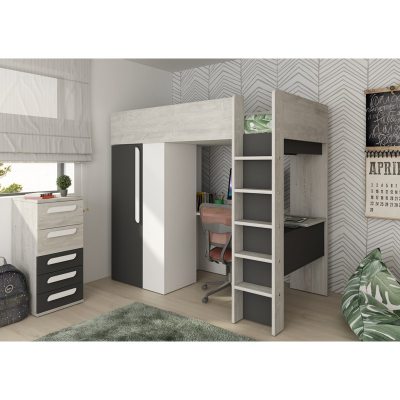European Single (90 X 200 Cm) High Sleepers Bed Frame