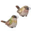 Oiseau de jardin en résine 5 "avec lunettes