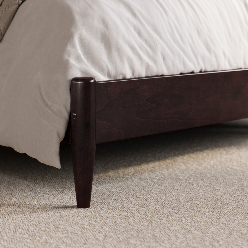  Lit plateforme Amandalee, Grand, Espresso