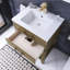 Lavabo autoportant 24 po chêne gris