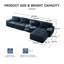 Canapé modulaire en forme de L de 153 po pour salon-390280507-390280482-390280504