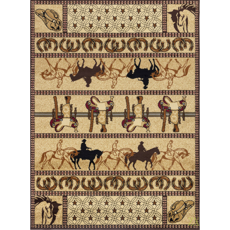Tribes  2 Ft. X 3 Ft. Southwest Area Rug, Rectangle 2' x 3'