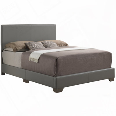 PU Faux Leather Upholstered Bed