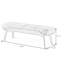Banc rembourré 100% lin-100355620