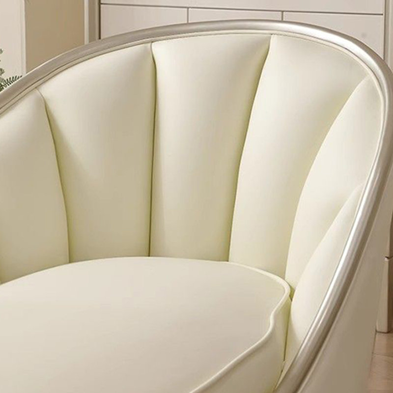 Chaise longue de luxe avec similicuir, Orienté à droite