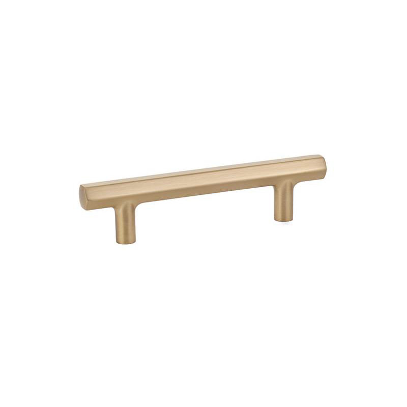 Mod 6" Center to Center Bar Pull, 3.5", Satin Brass