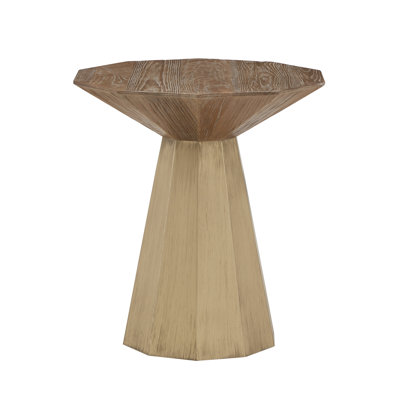Rochford Solid Wood Block End Table