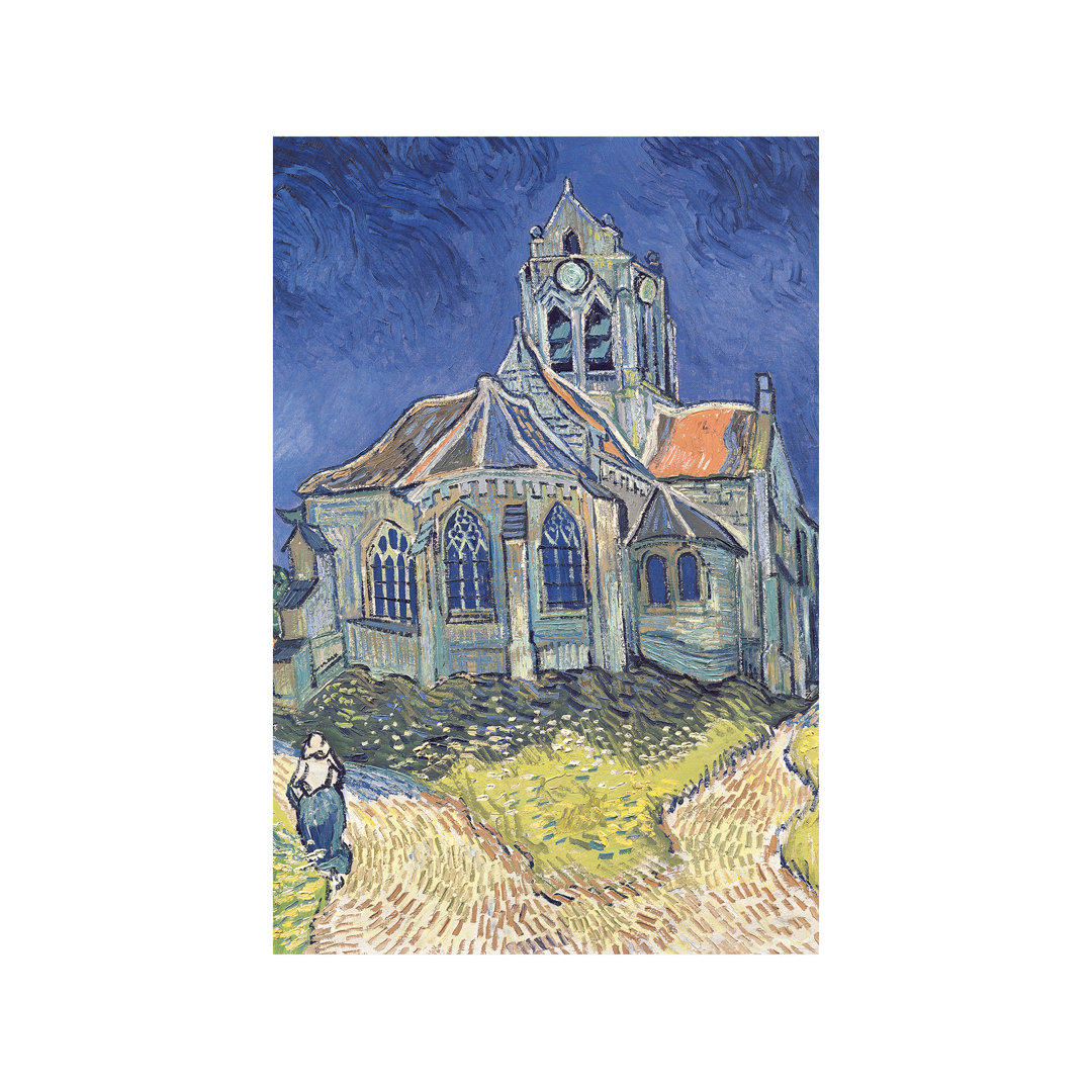 The Church At Auvers-sur-Oise, 1890 by Vincent Van Gogh - Painting on Canvas
