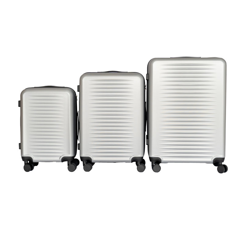 silver suitcase