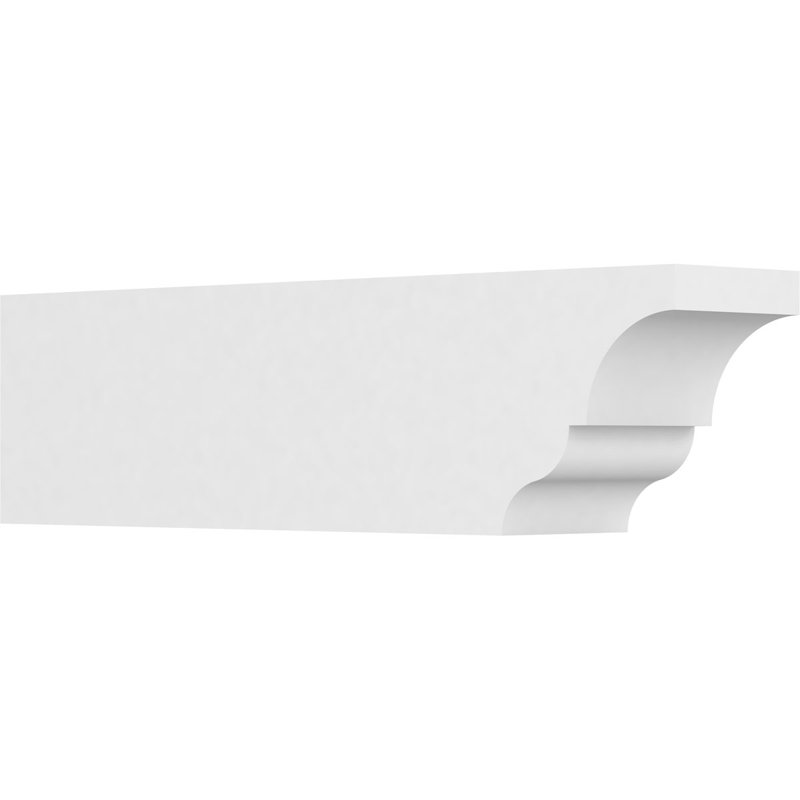 Queue de chevron standard en PVC de qualité architecturale Asheboro, H 8 po x L 6 po x P 30 po