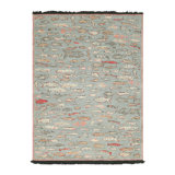 Burano Hand Knotted Wool Animal Print Area Rug