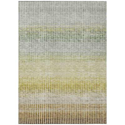 Machine Washable Indoor/Outdoor Jouett ACN2313 Stripes Rug