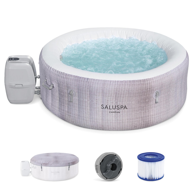 SaluSpa Inflatable Hot Tub, Cancun