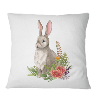 Floral Throw Pillow