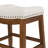 Bar Stools, 24 Inch Fabric Counter Height Bar Stools, Saddle Barstools For Kitchen Island With Nailhead Trim Tufted Button-1384273305-1384273286