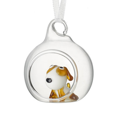 4cm Glass Animals Bauble