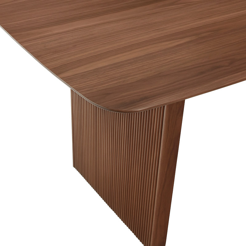 Table de salle à manger Luna Luxe, Noyer