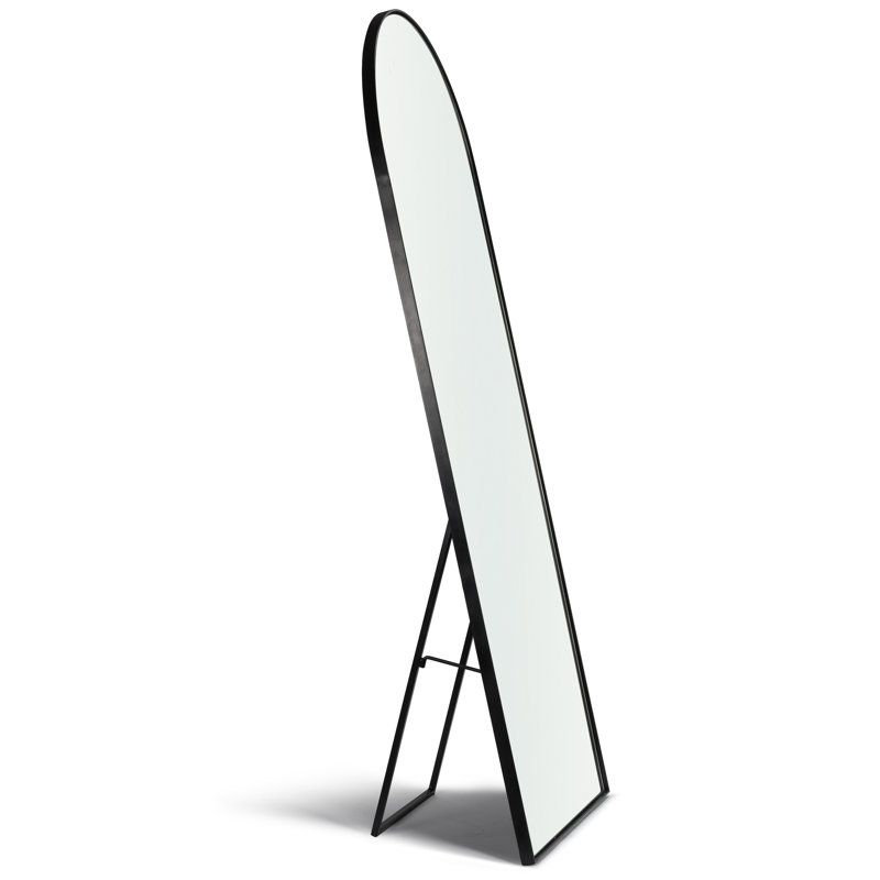 Metal Oval Floor Mirror
