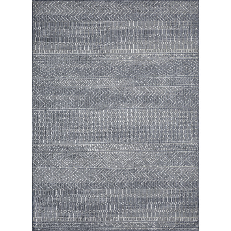 Tapis bleu Jacorius Destiny Canderz, Rectangulaire 3 pi x 5 pi
