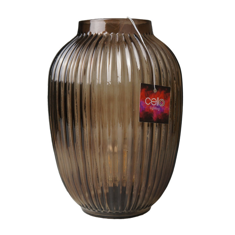 Glass Novelty Lamp, Brown