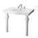 Barclay 23.87'' White Vitreous China Rectangular Bathroom Sink with Overflow