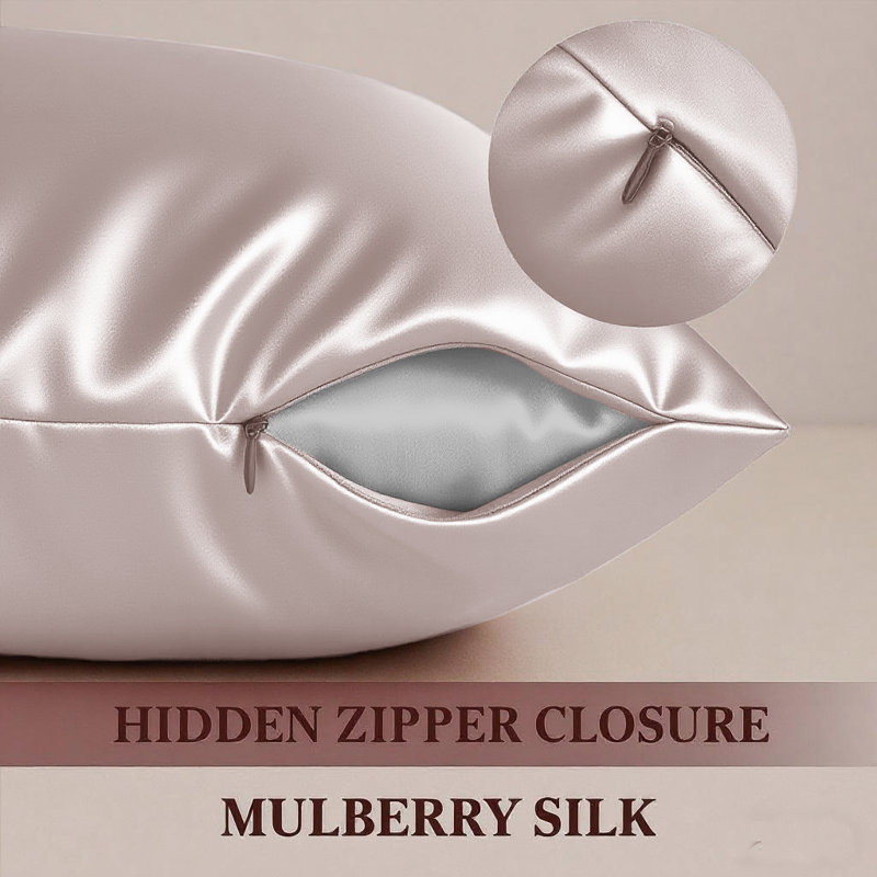HOUSEWIFE PILLOWCASE SILK, Blush