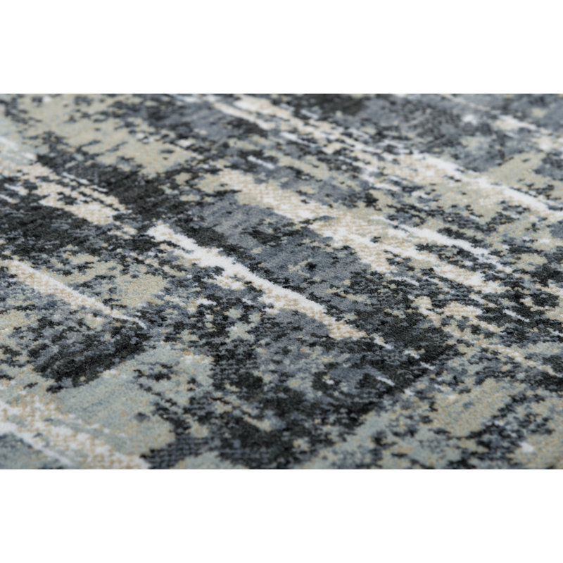 Tapis tissé à la machine 100% polyester recyclé hybride, Tapis de couloir 2 pi 6 po x 8 pi