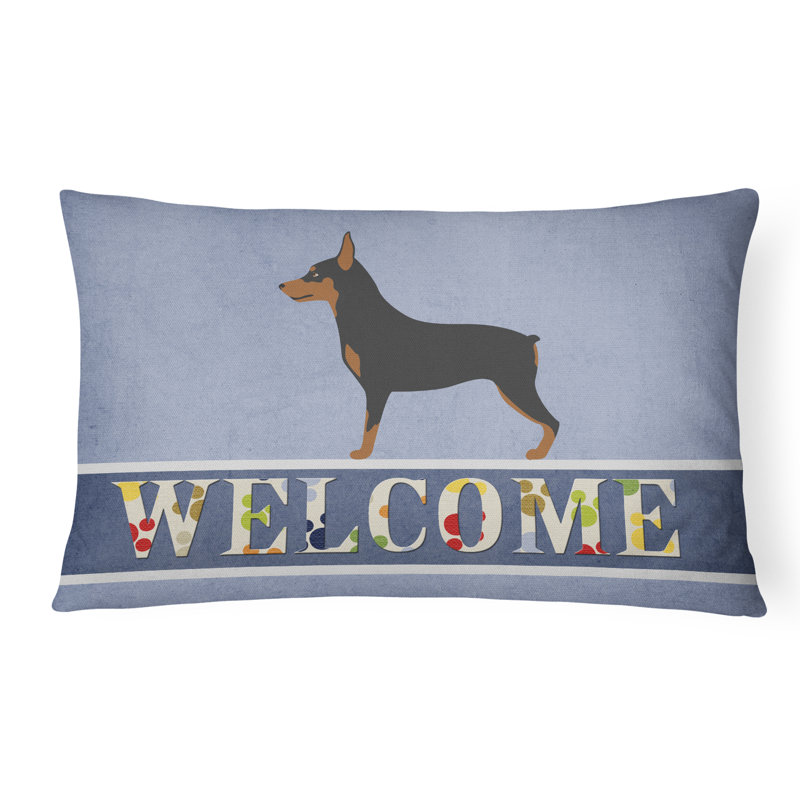  Coussin miniature intérieur / extérieur Welcome