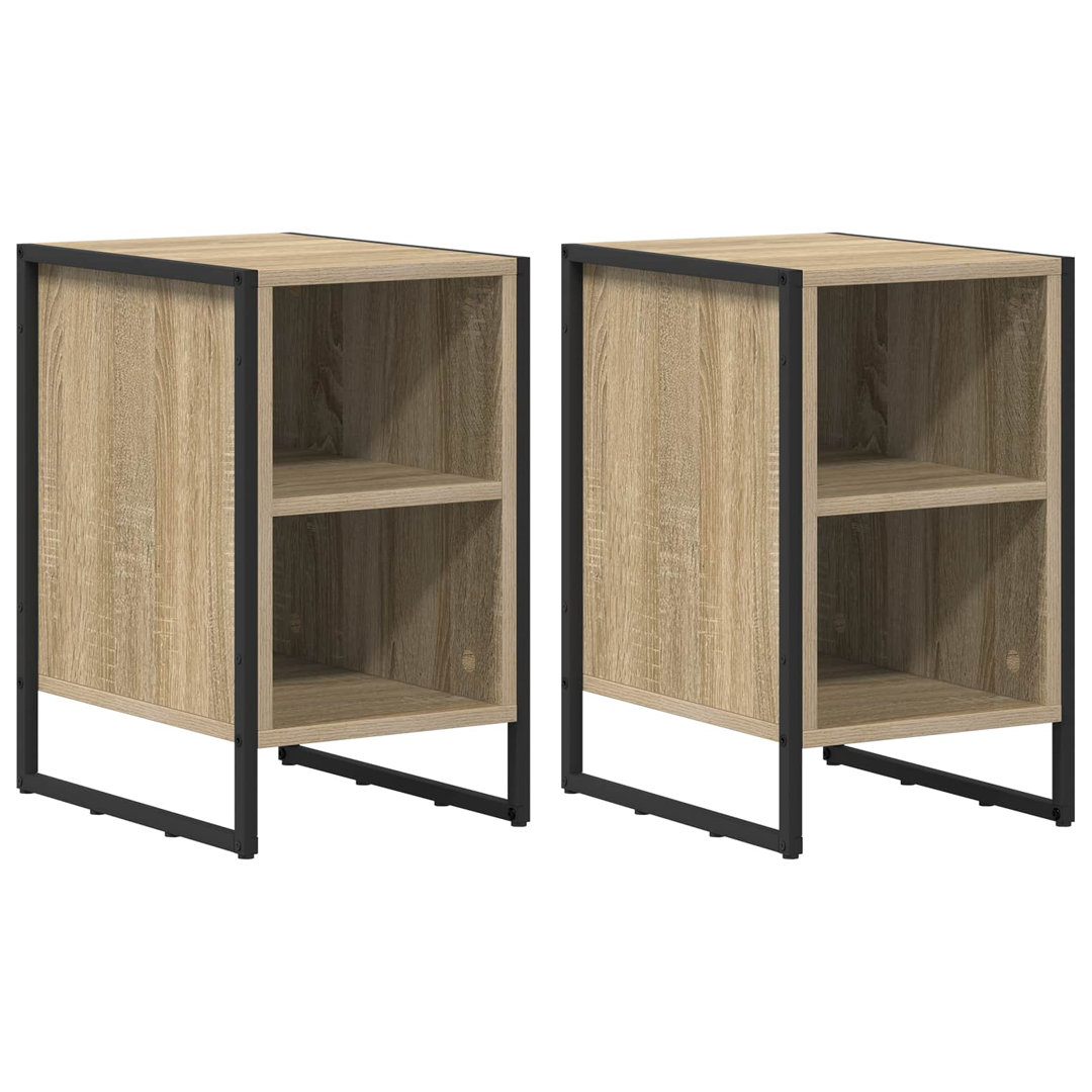 39.5cm W Manufactured Wood Bedside Table