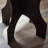 Qiara Iron Top End Table