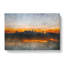 Sunrise Over Los Angeles Skyline - Wrapped Canvas Painting-56637701